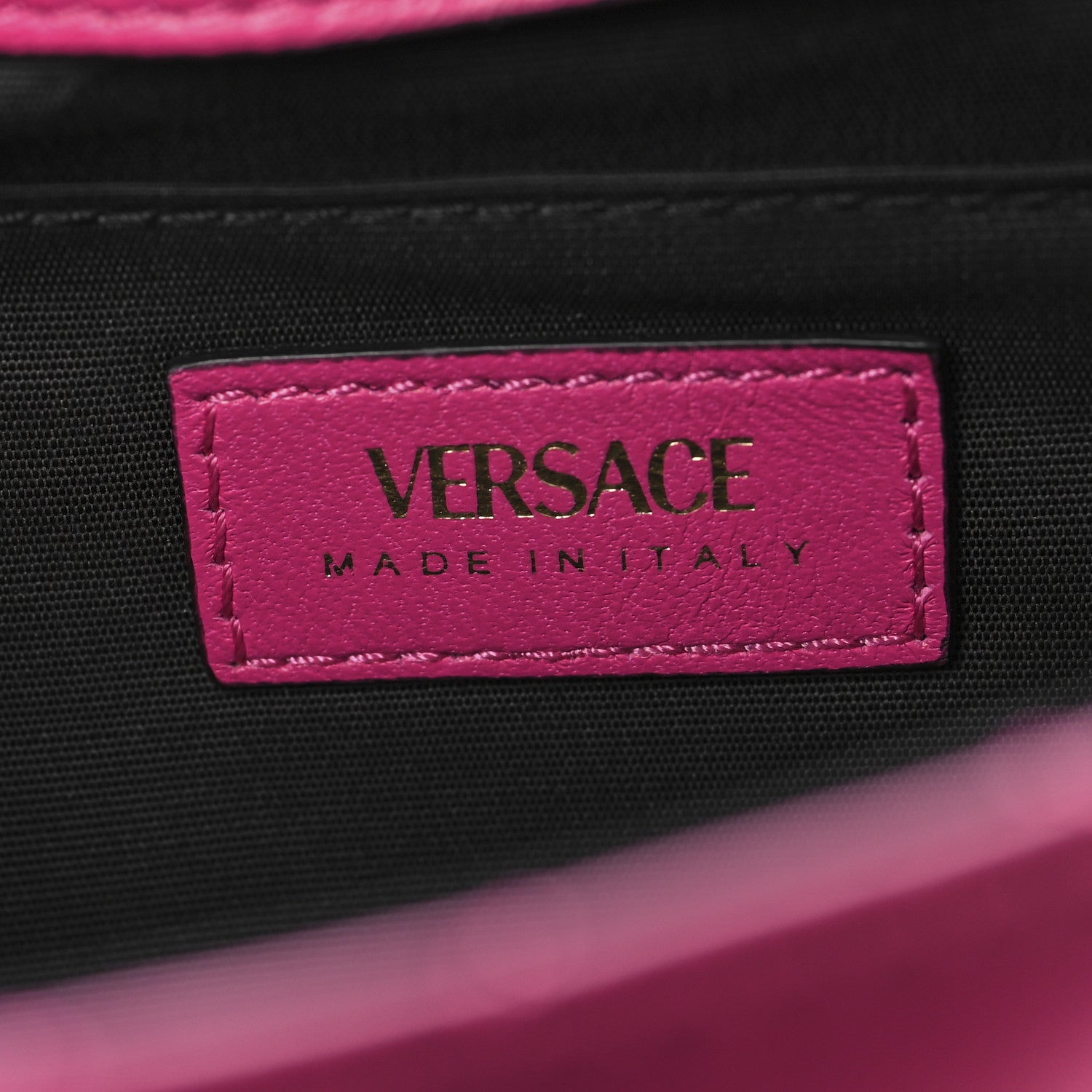 Versace Nappa Quilted Medusa Chain Crossbody Pink 6 of 9