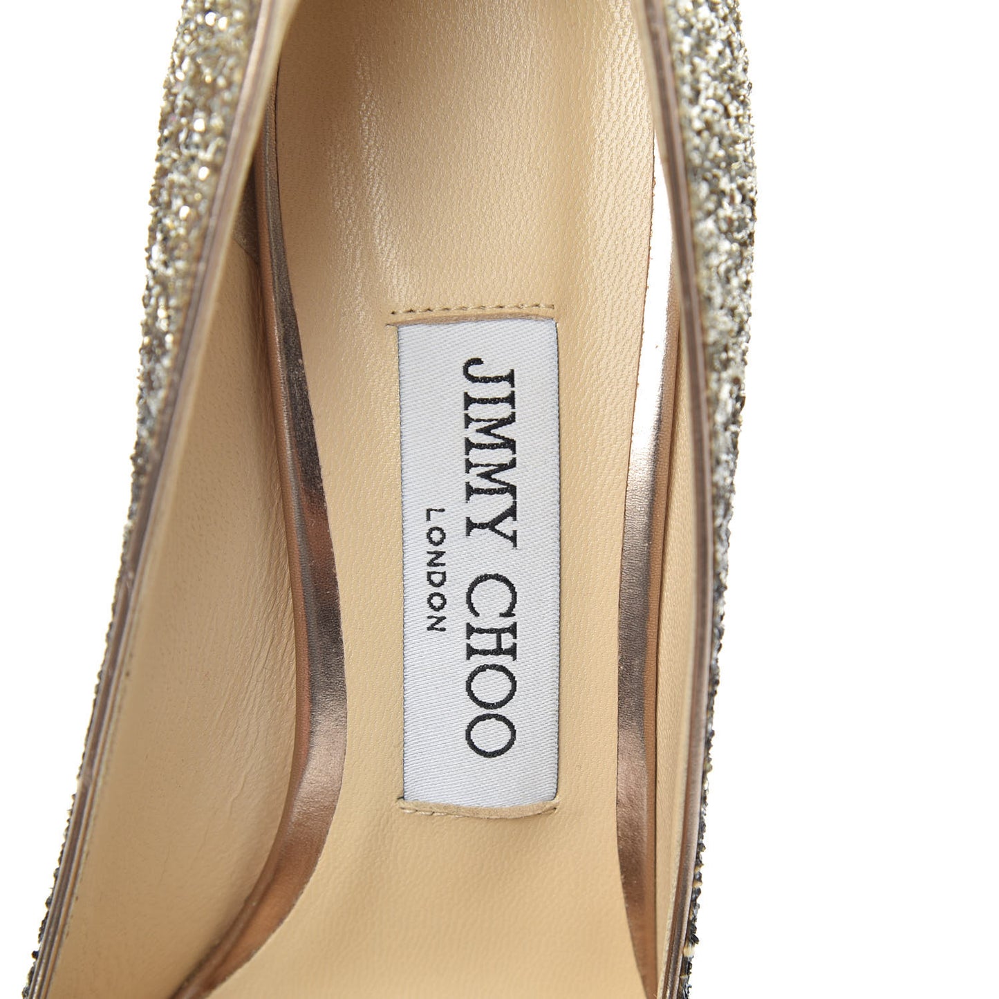 Coarse Glitter Degrade Pointy Toe Romy 100 Pumps 36 Navy Silver