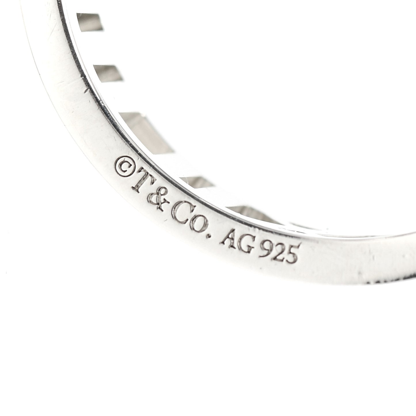 Sterling Silver Wide Atlas Open Ring 58 8.25