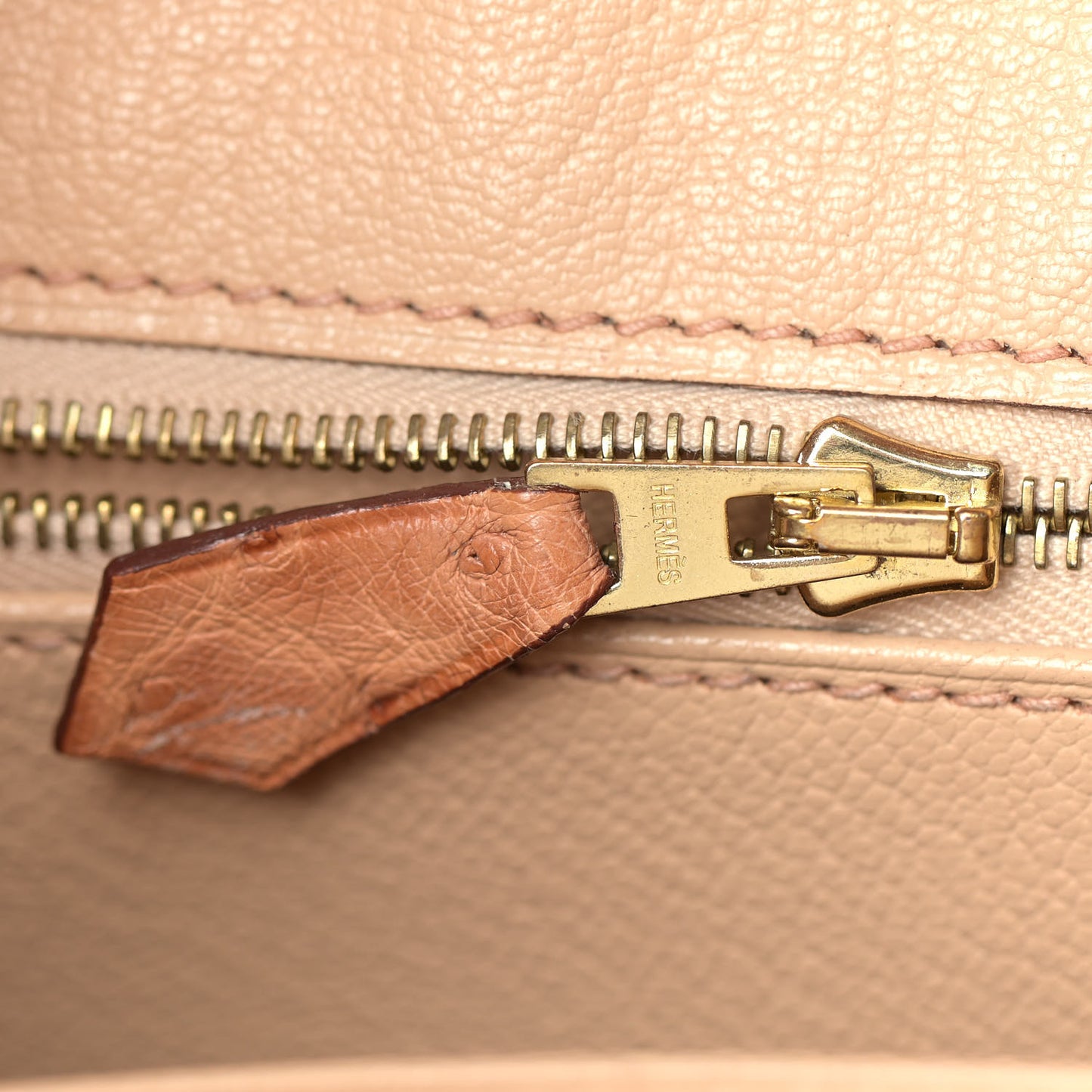 Ostrich Birkin 30 Sable