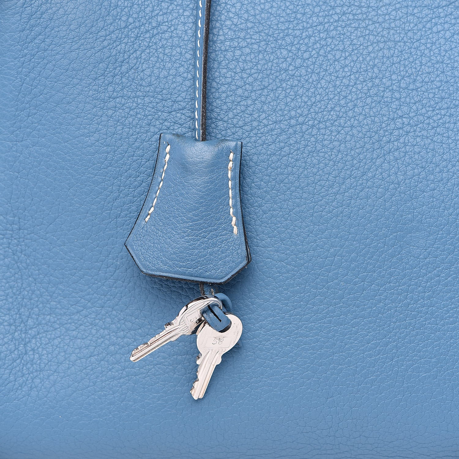 Hermes Togo Kelly Retourne 32 Blue Jean 29 of 38