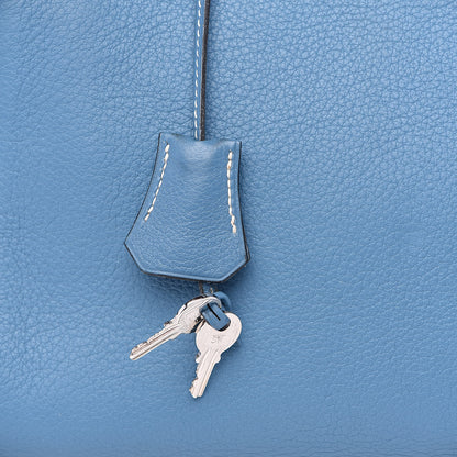 Hermes Togo Kelly Retourne 32 Blue Jean 29 of 38