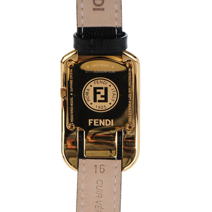 Fendi Stainless Steel Calfskin Diamond Mother of Pearl Enamel 29mm Chameleon Quartz Watch 8 of 10