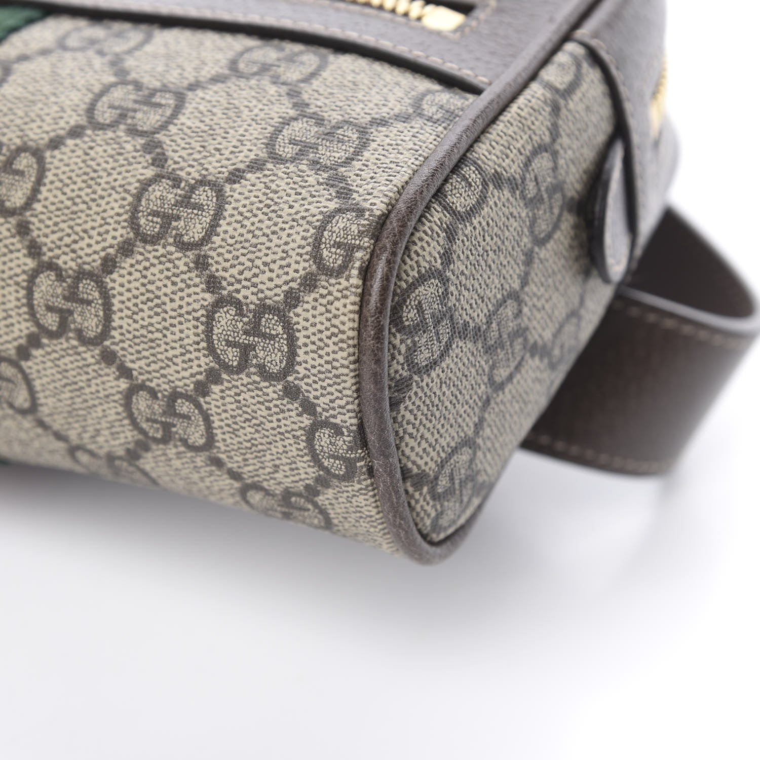 Gucci GG Supreme Monogram Web Small Ophidia Belt Bag 75 30 Dark Brown 10 of 12