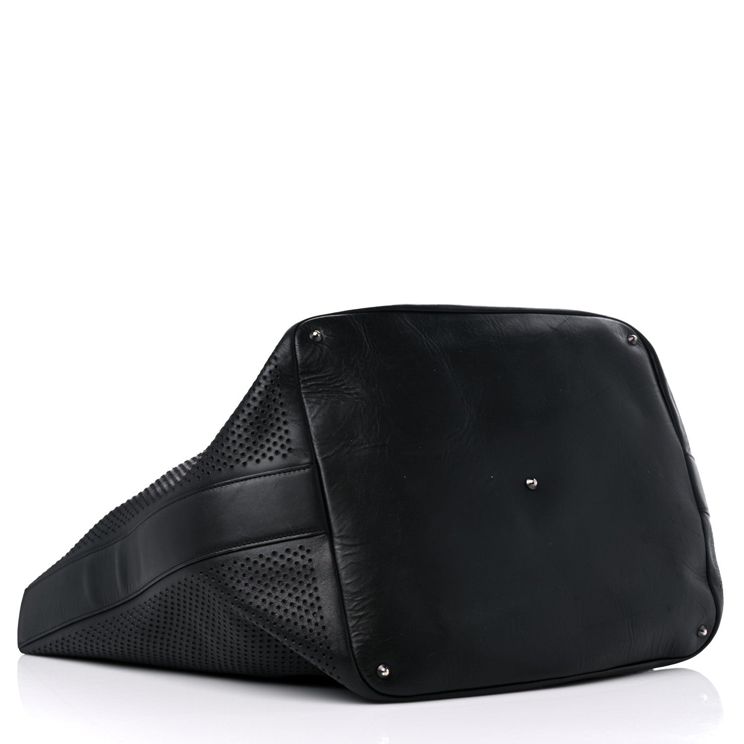 Alaia Calfskin Perforated Bag Black 4 of 16