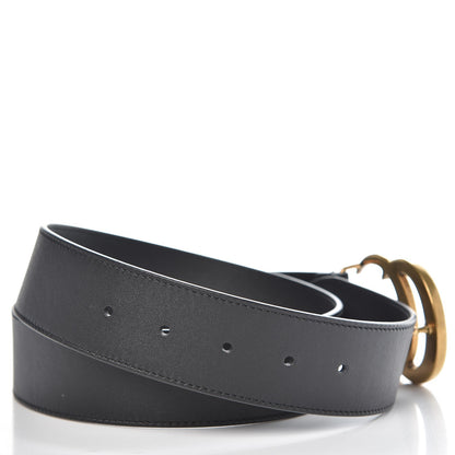 Gucci Calfskin Double G 40mm Belt 85 34 Black 5 of 7