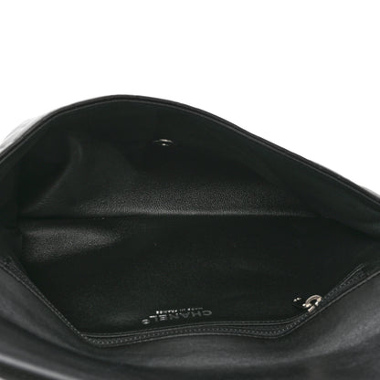 Chanel Lambskin Quilted Flap Clutch Black 5 of 13