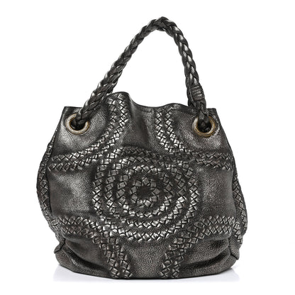 Bottega Veneta Metallic Cervo Illusion Hobo Bronze 1 of 14