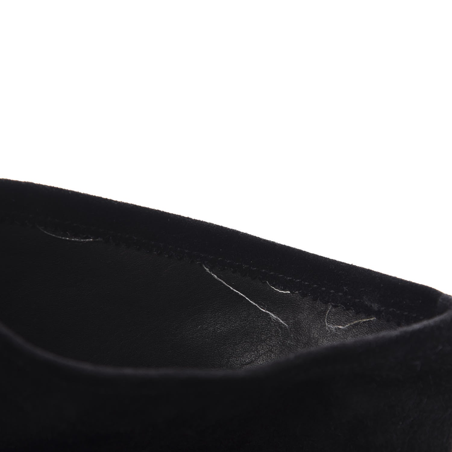 Chanel Suede Calfskin CC Knee High Boots 39.5 Black 17 of 17