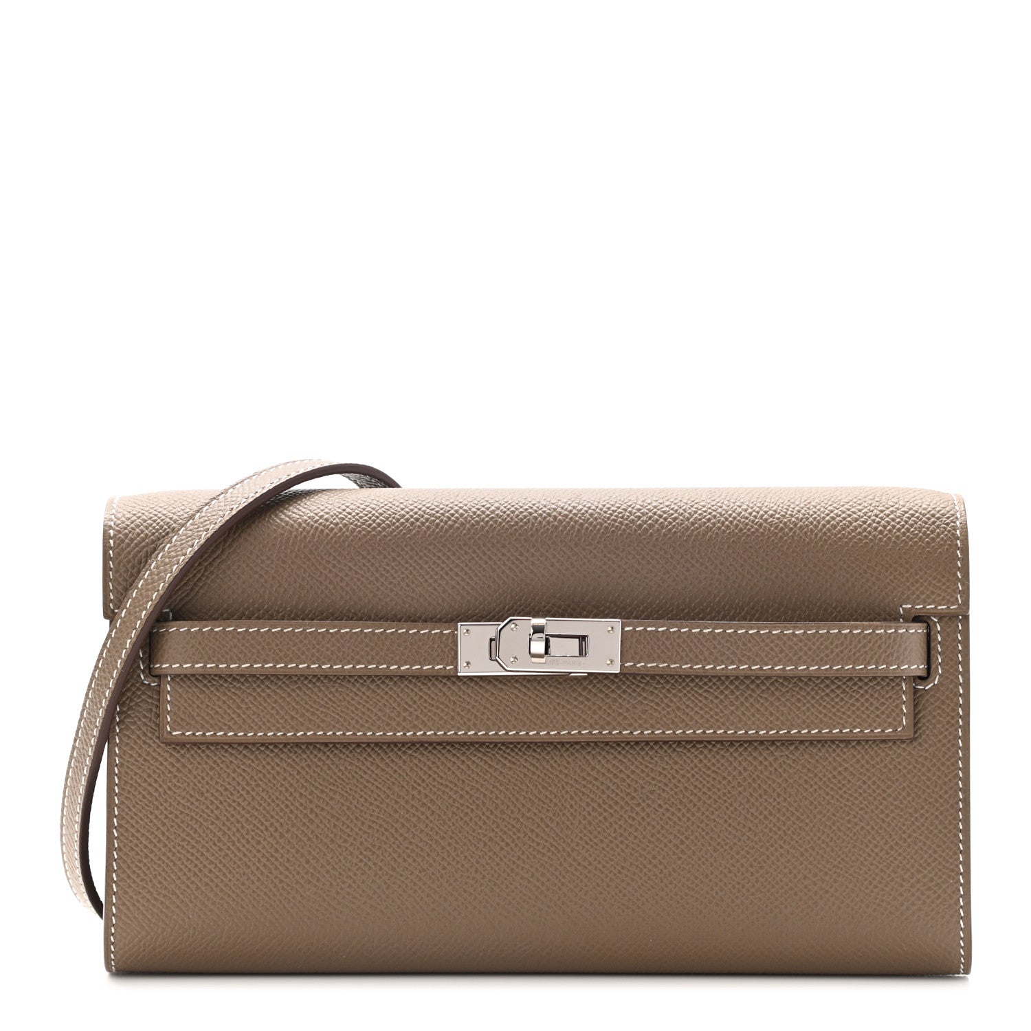 Hermes Epsom Kelly Wallet To Go Etoupe 1 of 7