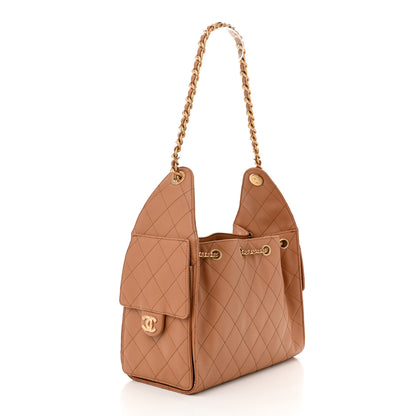 Chanel Caviar Quilted Small Chanel 25 Handbag Brown 3 of 11