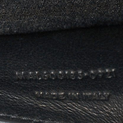 Saint Laurent Grain De Poudre Textured Mixed Matelasse Triquilt Medium Monogram Satchel Black 8 of 11