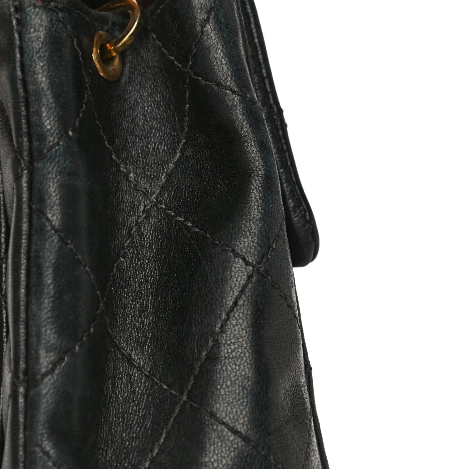 Chanel Lambskin Quilted Mini Square Flap Bag Black 33 of 35