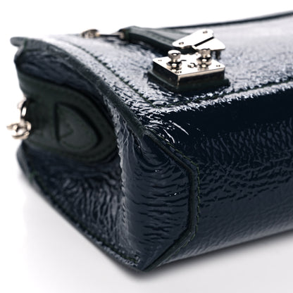Louis Vuitton Vernis Deerskin Bonded Chain Pochette Marine 9 of 13