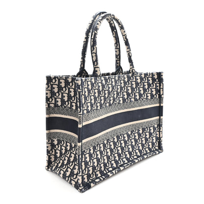 Christian Dior Oblique Medium Book Tote Blue Multicolor 3 of 12