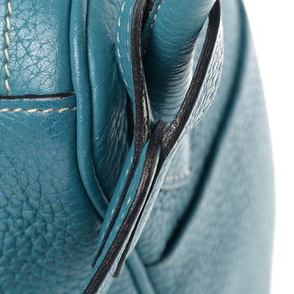 Hermes Taurillon Clemence Lindy 30 Blue Jean 13 of 15