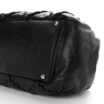 Chanel Calfskin Ultra Stitch Bowler Black 10 of 10