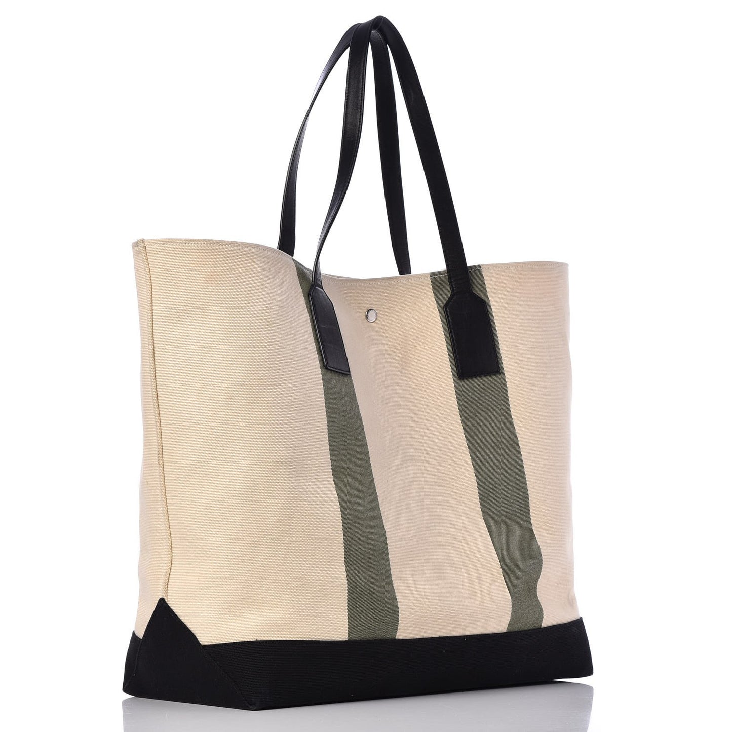 Canvas Beach Shopping East West Tote Ecru