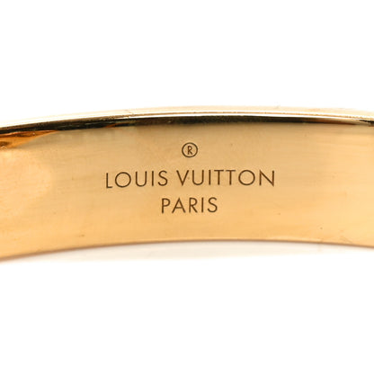 Louis Vuitton Reverse Monogram Sweet Dreams Bracelet S Gold 5 of 6