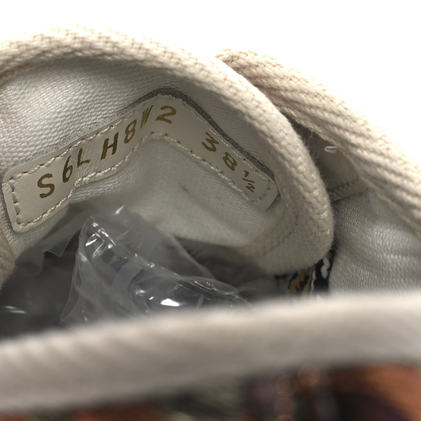 Metallic Jacquard Apres L'hiver Womens Bay By Bay Sneakers 38.5 Ivory