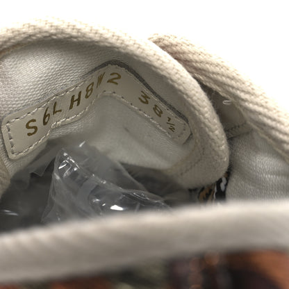 Valentino Garavani Metallic Jacquard Apres L'hiver Womens Bay By Bay Sneakers 38.5 Ivory 10 of 11