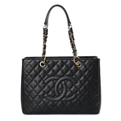 Chanel Caviar Quilted Grand Shopping Tote GST Black 1 of 11