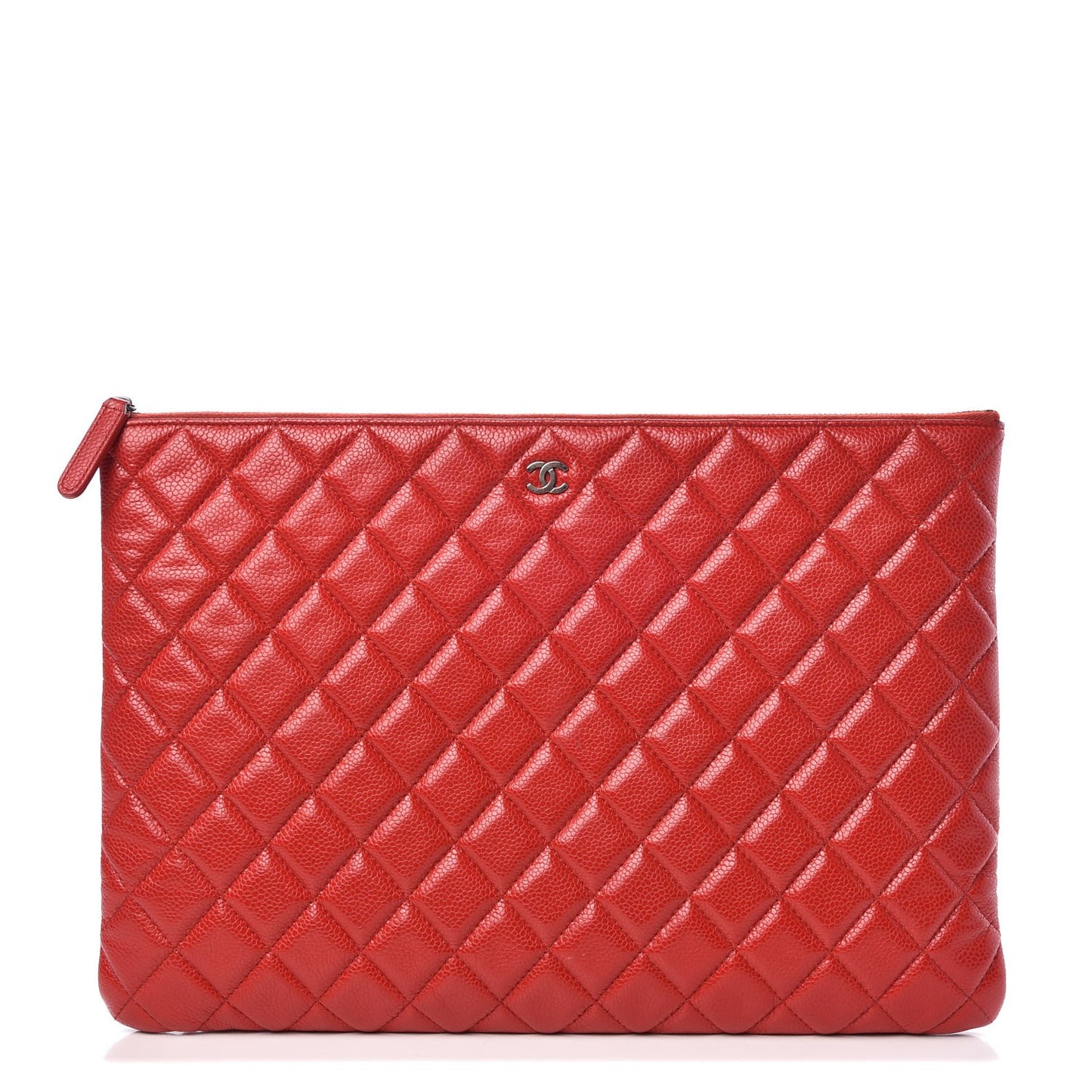 Caviar Large Cosmetic Case Red