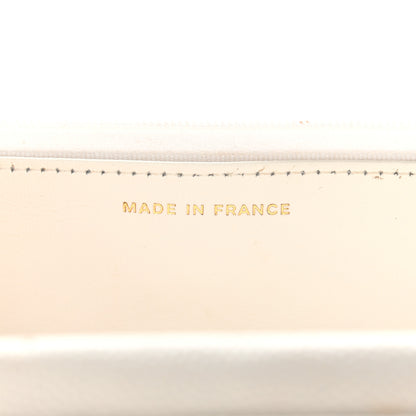 Chanel Caviar Quilted Wallet on Chain WOC White 7 of 11