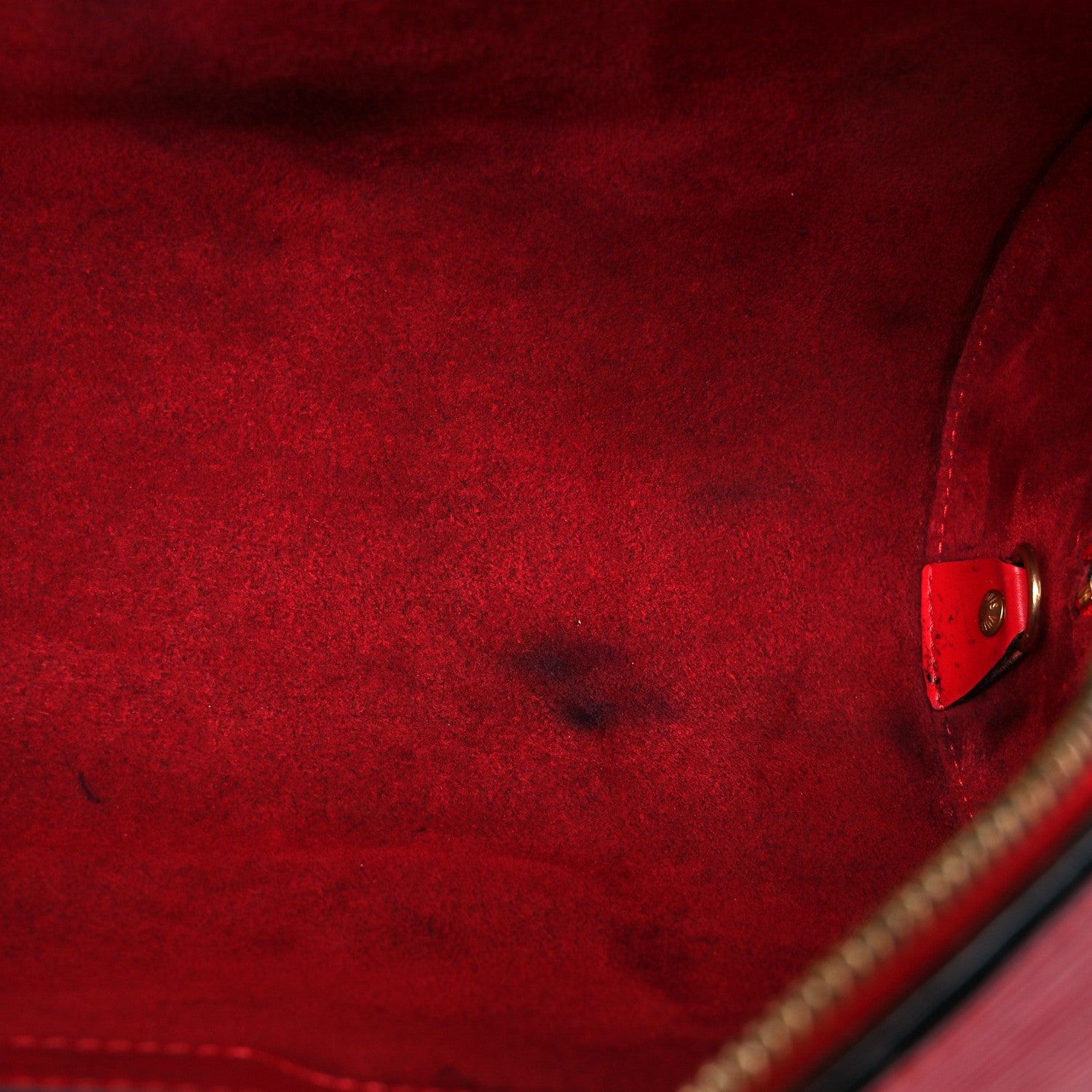 Louis Vuitton Epi Soufflot Castillan Red 12 of 14
