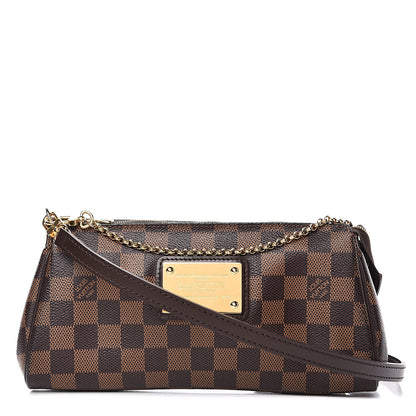 Louis Vuitton Damier Ebene Eva Clutch 1 of 13
