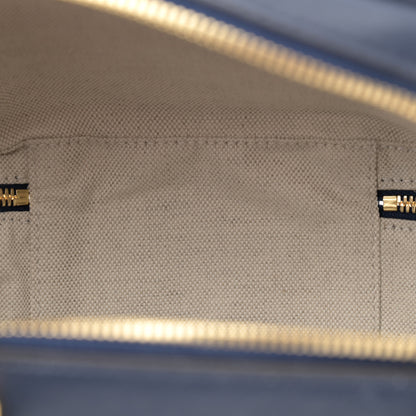 Gucci Sakai Be Green Calfskin Diagonal Stitched Blondie Top Handle Bag Blue Agata 5 of 10