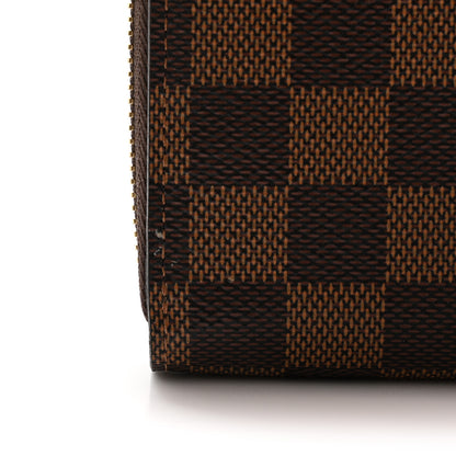 Louis Vuitton Damier Ebene Zippy Wallet Rose Ballerine 8 of 10