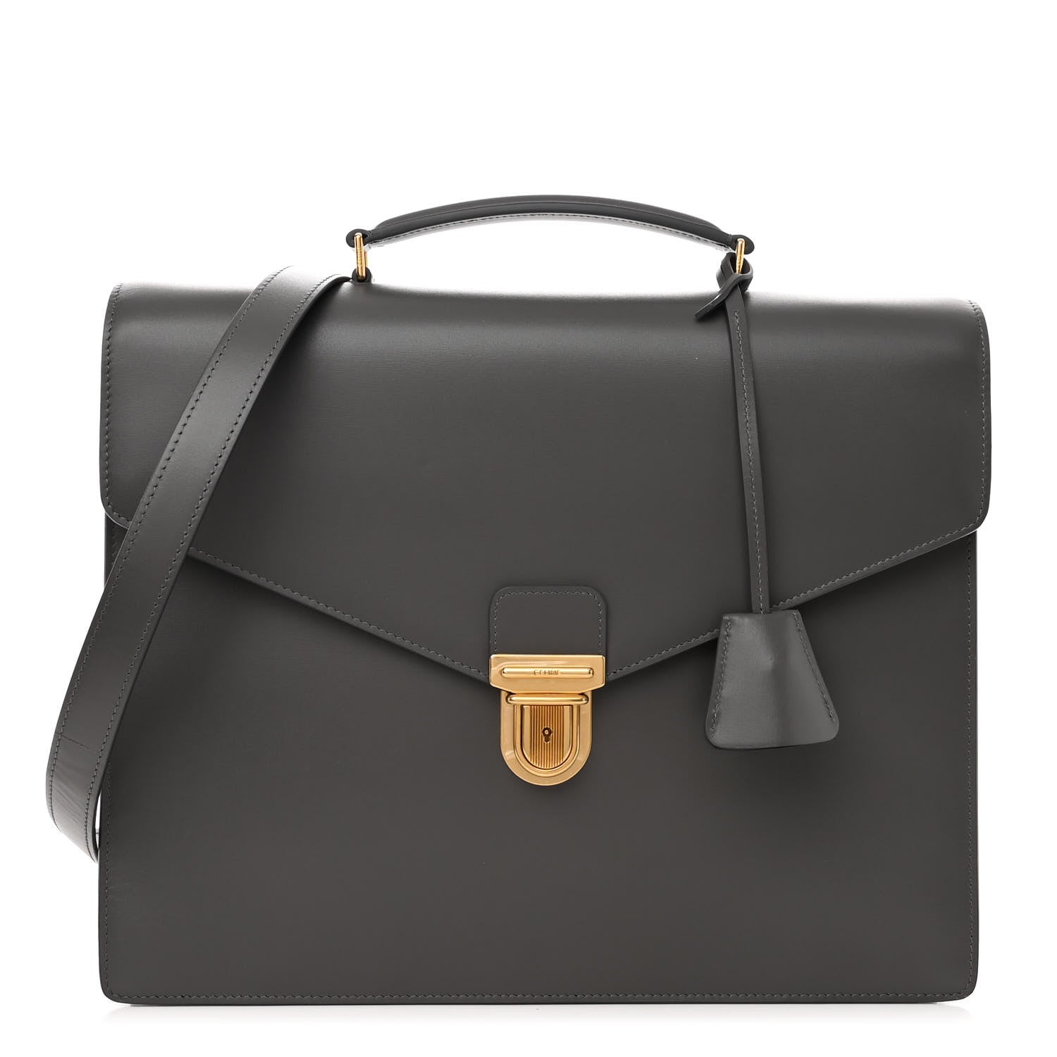 Celine Box Cartable Medium Briefcase Grey 1 of 10