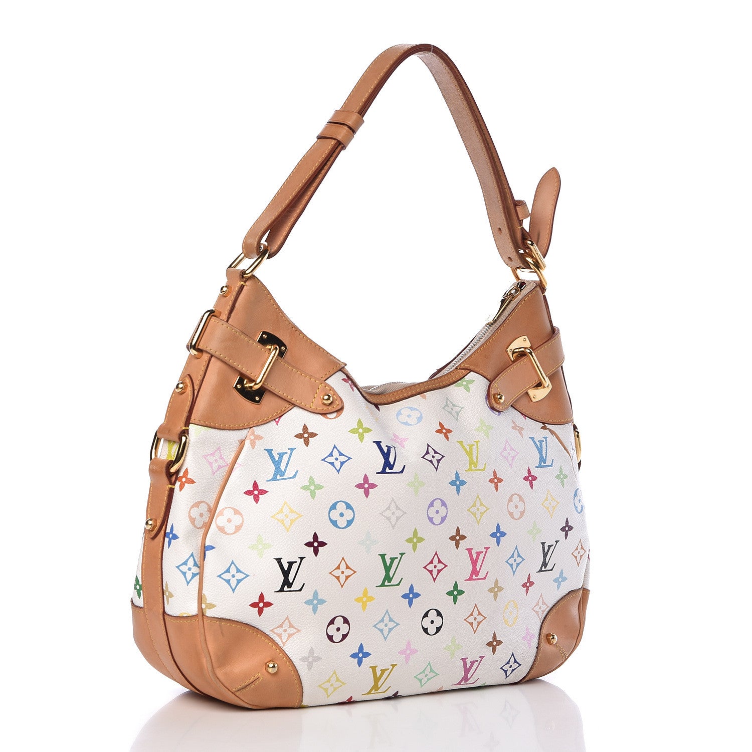 Louis Vuitton Monogram Multicolor Greta White 3 of 9
