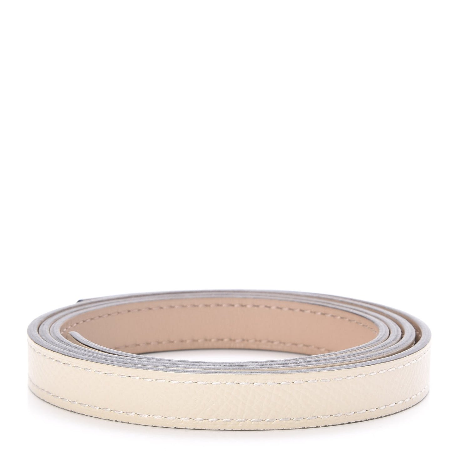 Swift Epsom 13mm Belt Strap 85 Gris Tourterelle Craie