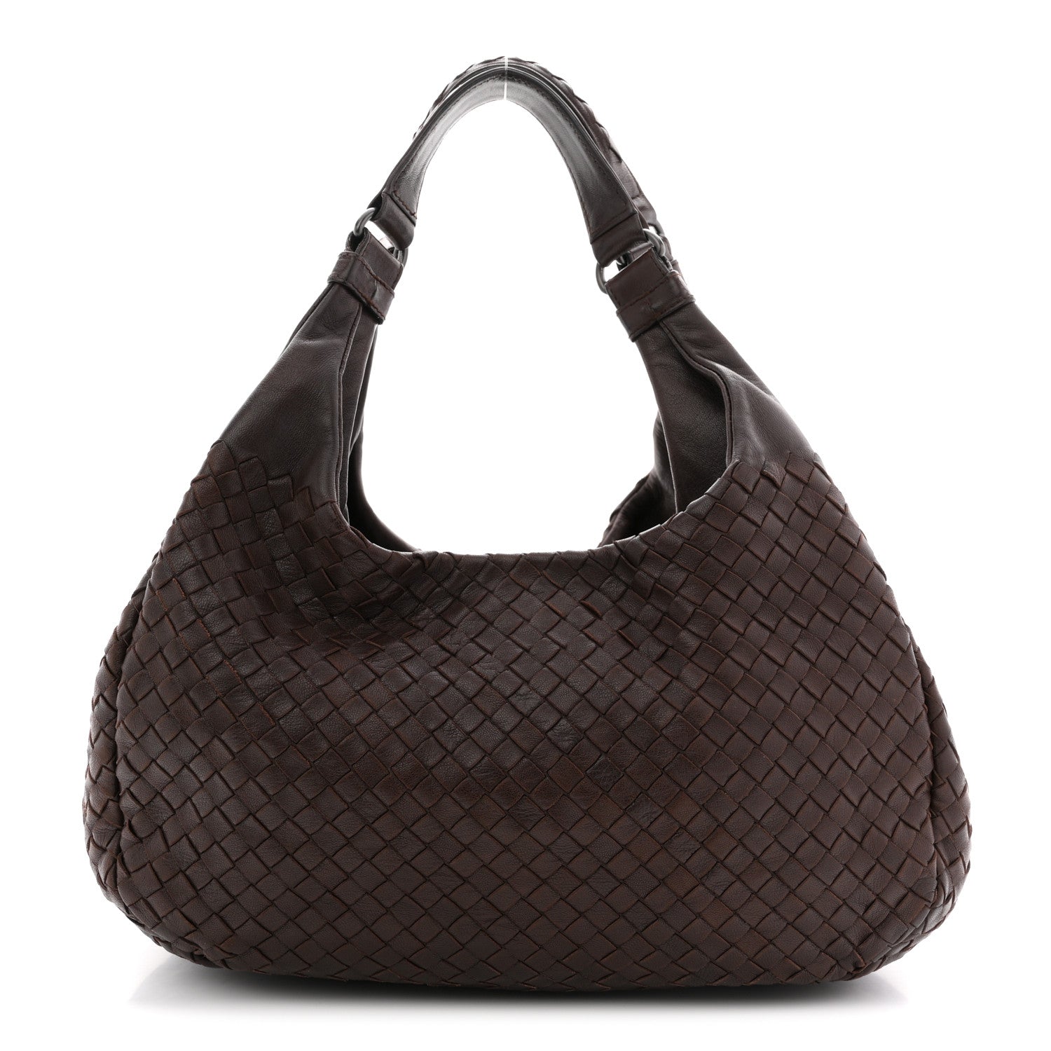 Bottega Veneta Nappa Intrecciato Medium Campana Hobo Ebano 1 of 13