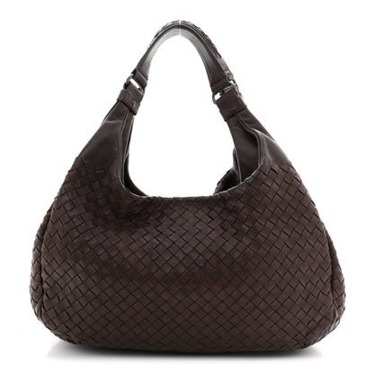 Bottega Veneta Nappa Intrecciato Medium Campana Hobo Ebano 1 of 13