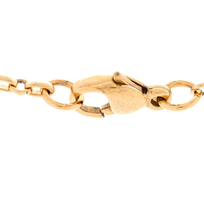Chanel Metal CC Clover Necklace Gold 5 of 6