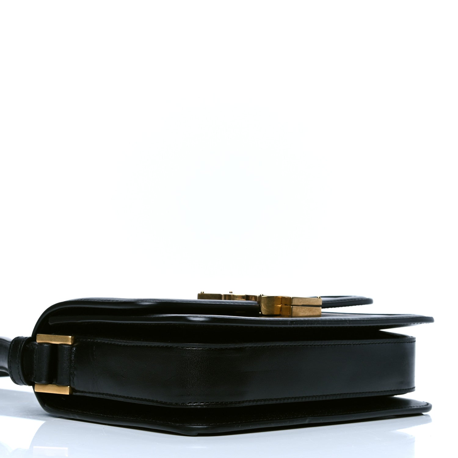 Saint Laurent Smooth Calfskin Small Solferino Satchel Black 3 of 4