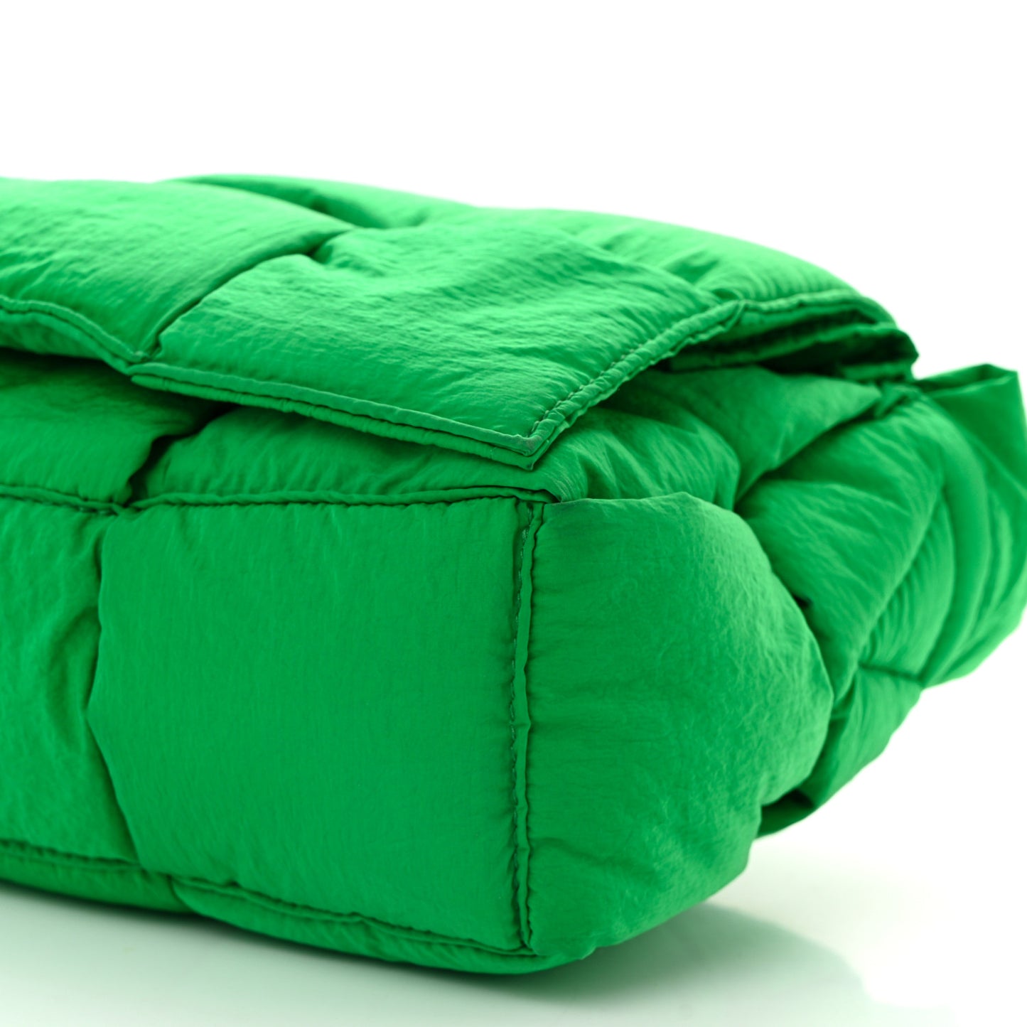 Nylon Intrecciato Padded Tech Cassette Bag Parakeet