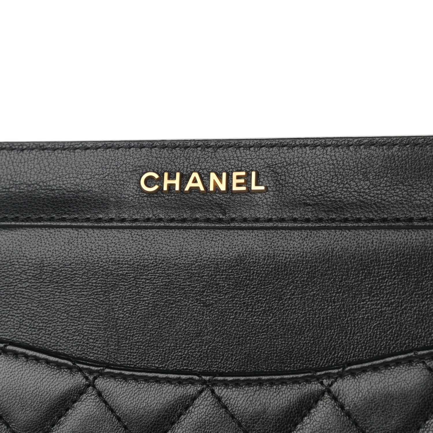 Chanel Lambskin Quilted Curved Flap Black 16 of 17
