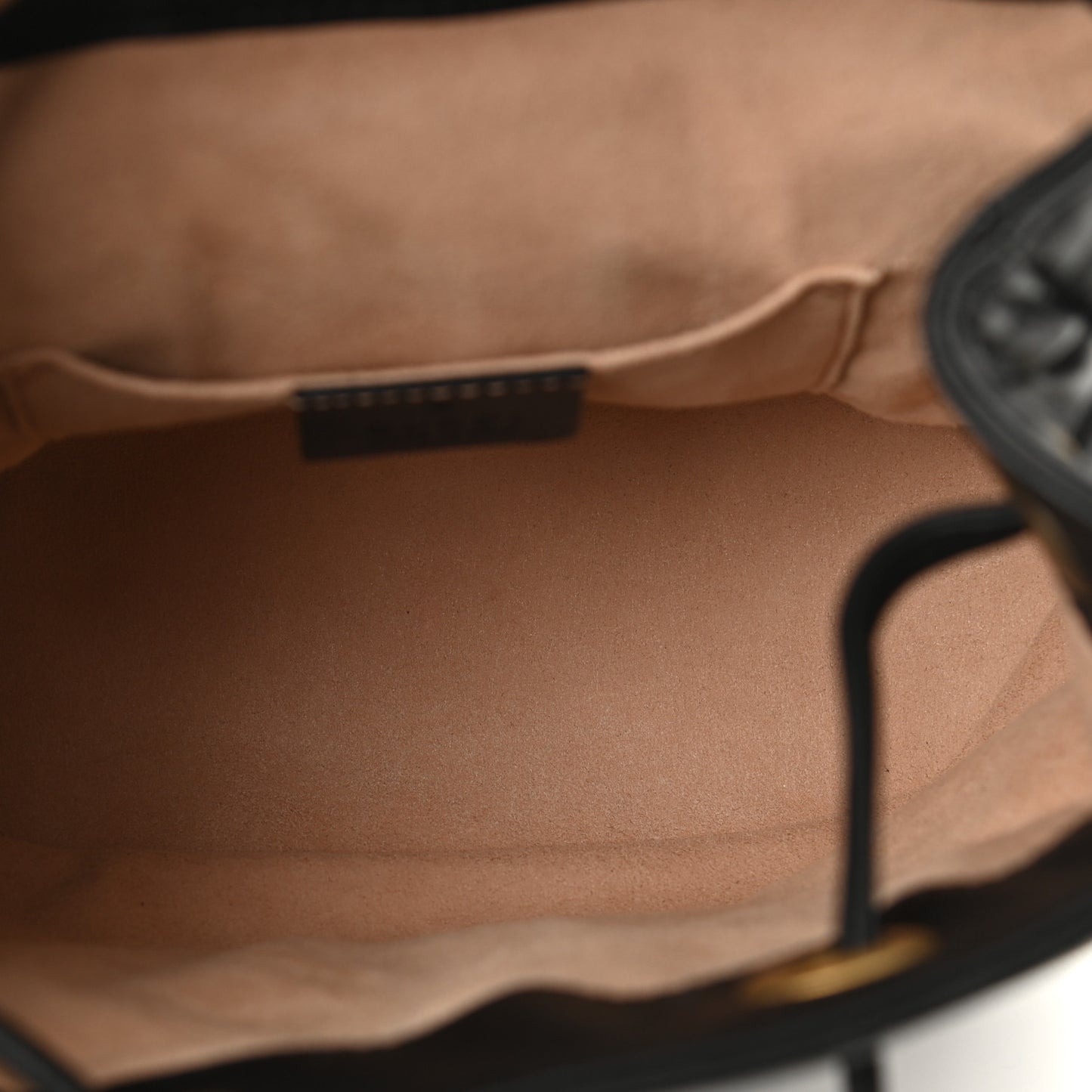 Calfskin Matelasse GG Marmont Flap Backpack Black