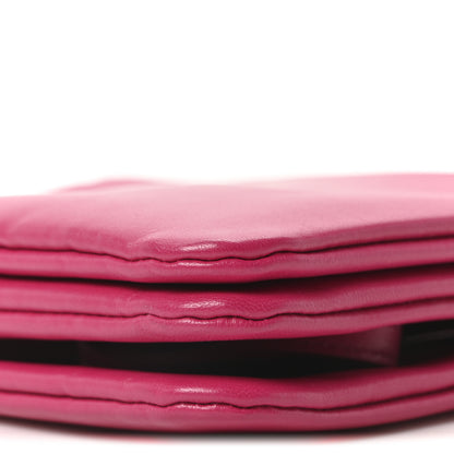 Celine Lambskin Small Trio Crossbody Bag Fuchsia 10 of 10