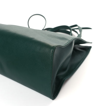 Telfar Vegan Leather Medium Shopping Bag Dark Olive 9 of 9