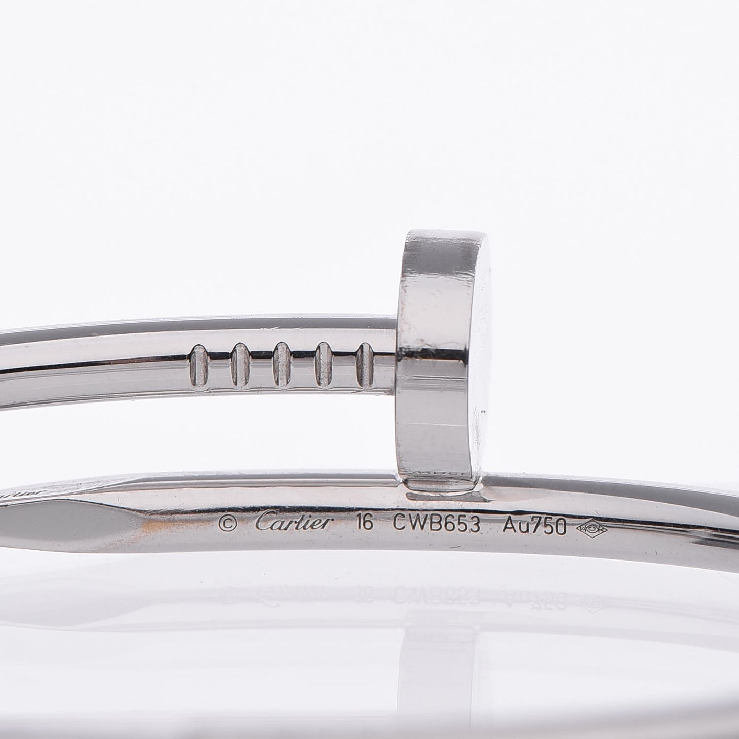 18K White Gold Juste Un Clou Bracelet 16