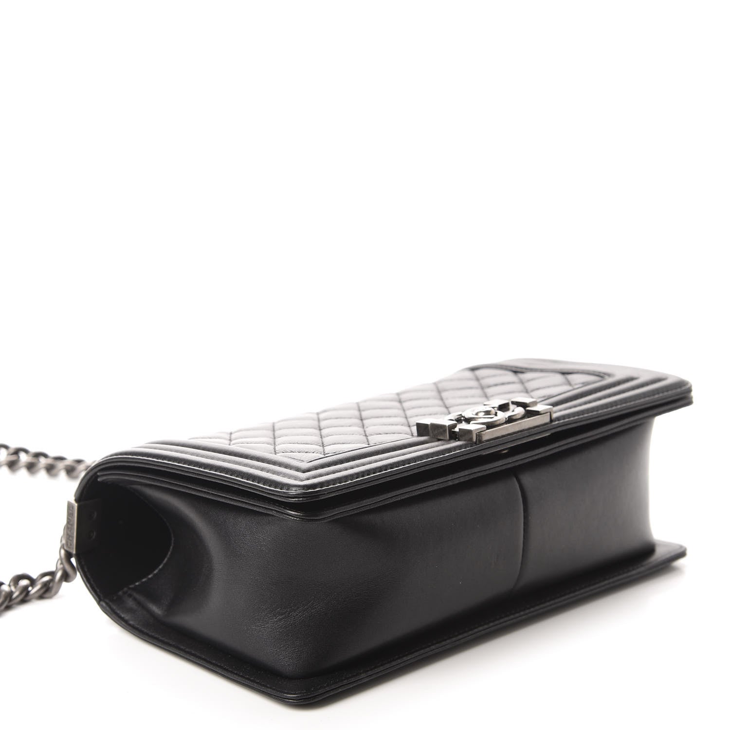 Chanel Calfskin Quilted Medium Boy Flap Black 4 of 10