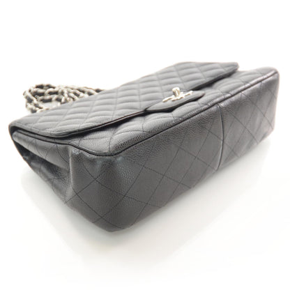 Chanel Caviar Jumbo Single Flap Black 4 of 10