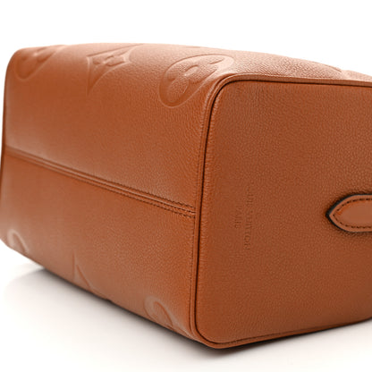 Louis Vuitton Empreinte Monogram Giant Speedy Bandouliere 25 Cognac 8 of 8