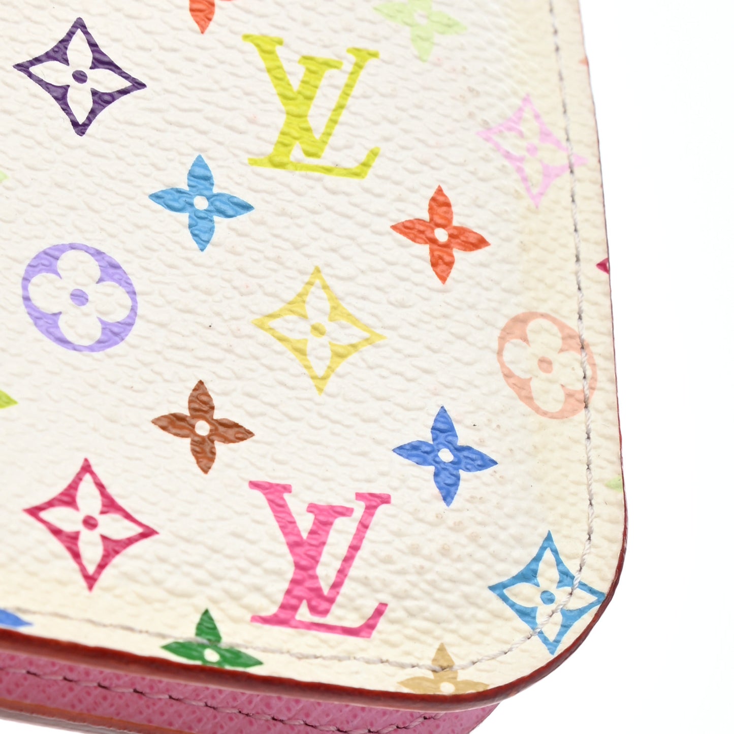 Monogram Multicolor Insolite Wallet White Litchi