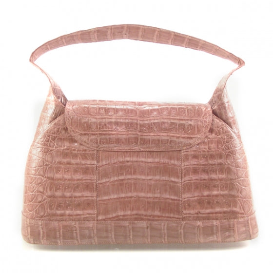 Nancy Gonzalez Crocodile Handbag Pink 3 of 9